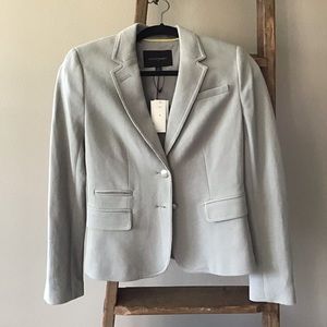 Banana Republic Grey Academy Blazer